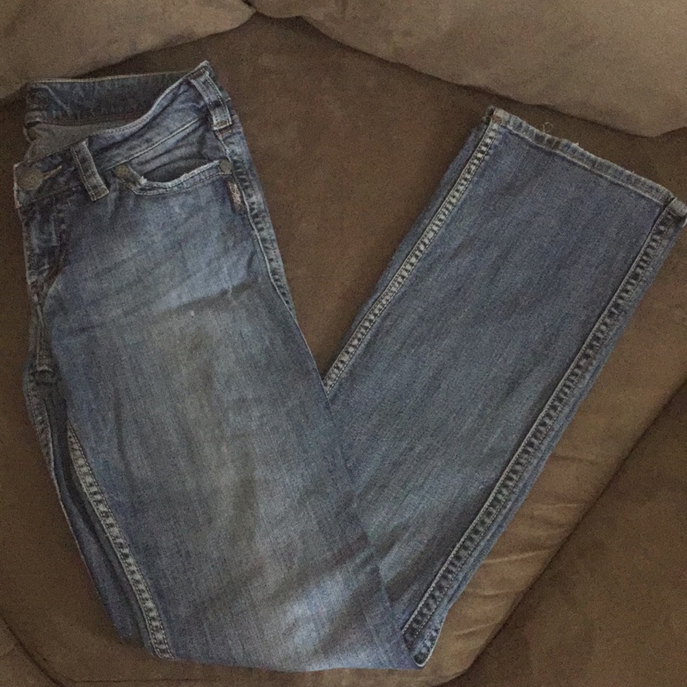 Silver jeans